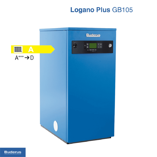 Επιδαπέδιος λέβητας συμπύκνωσης πετρελαίου Buderus Logano Plus  GB105 32kW
